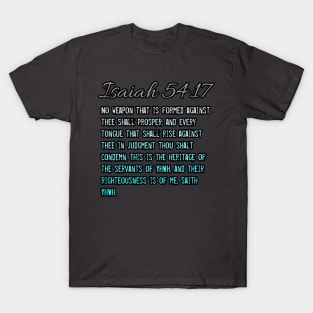 Isaiah 54:17 T-Shirt